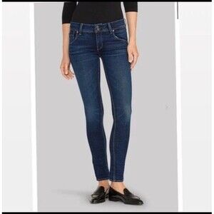 Hudson NWT Collin Mid Rise Skinny Jeans Size 31 $195